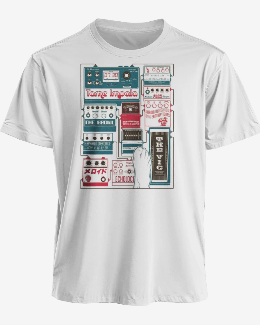 Polera premium Blanco de Tame Impala 2