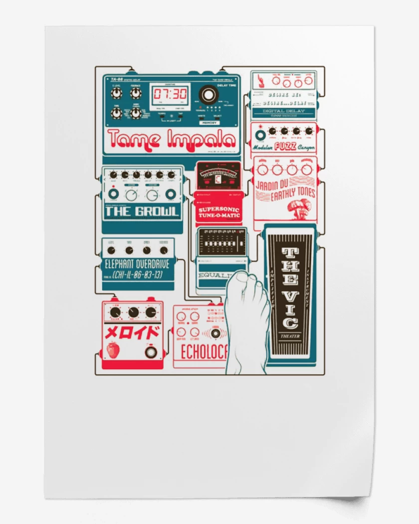 Print Blanco de Tame Impala 2