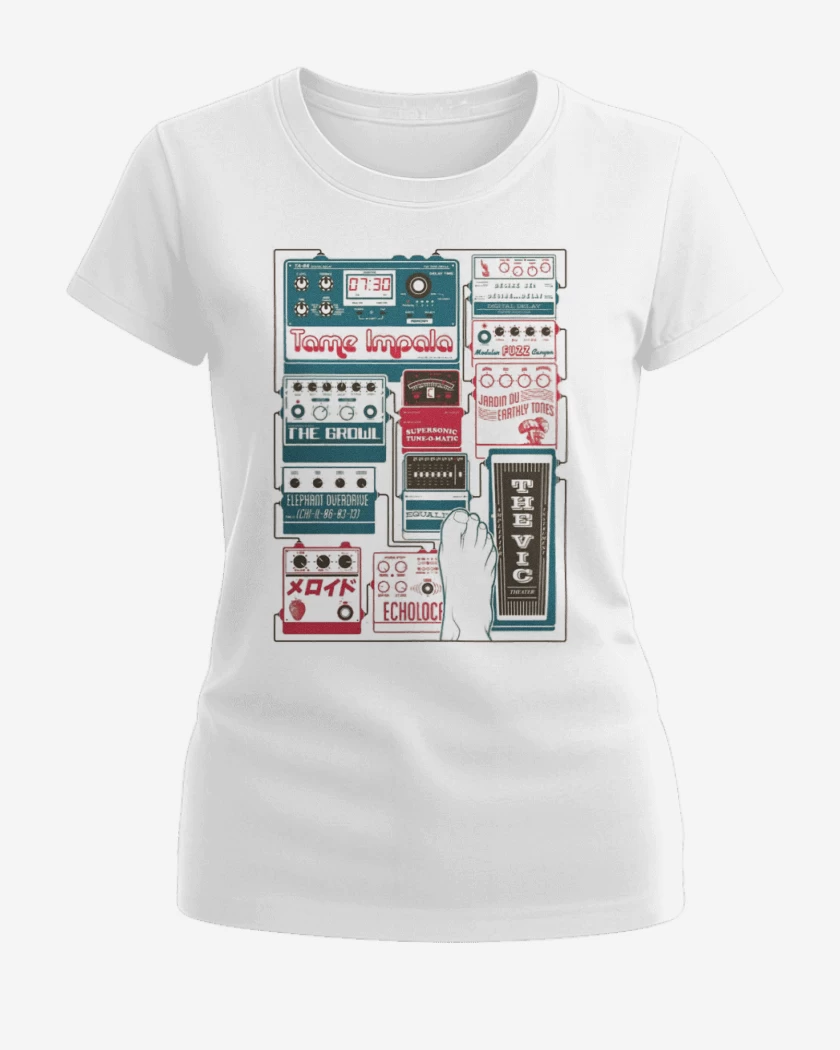 Polera de Mujer Blanco de Tame Impala 2