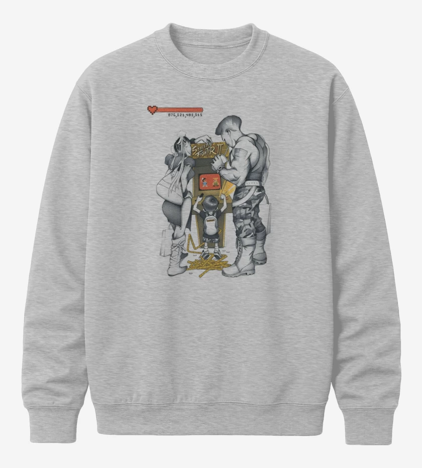 Poleron polo Street Fighter kid 