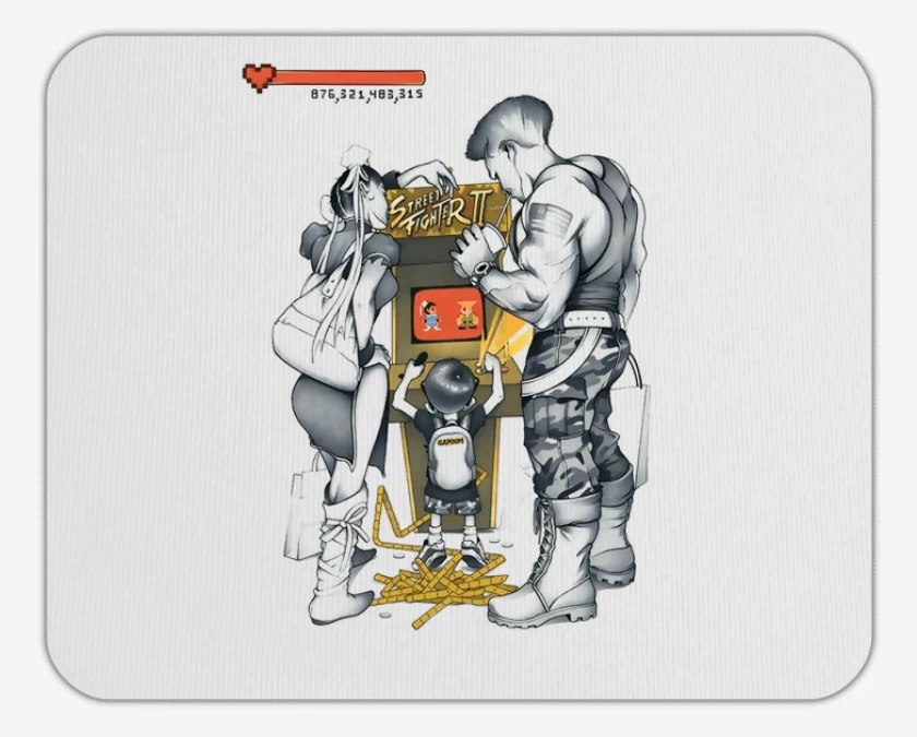Mousepad Street Fighter kid 