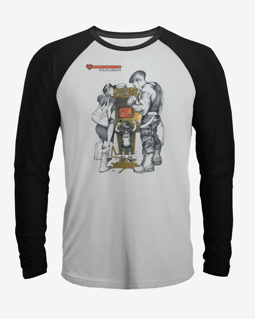 Polera Raglan Street Fighter kid 