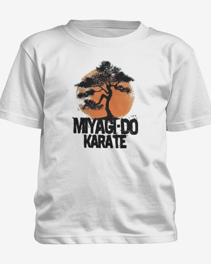 Polera de niño Blanco de MIYAGI DO KARATE 
