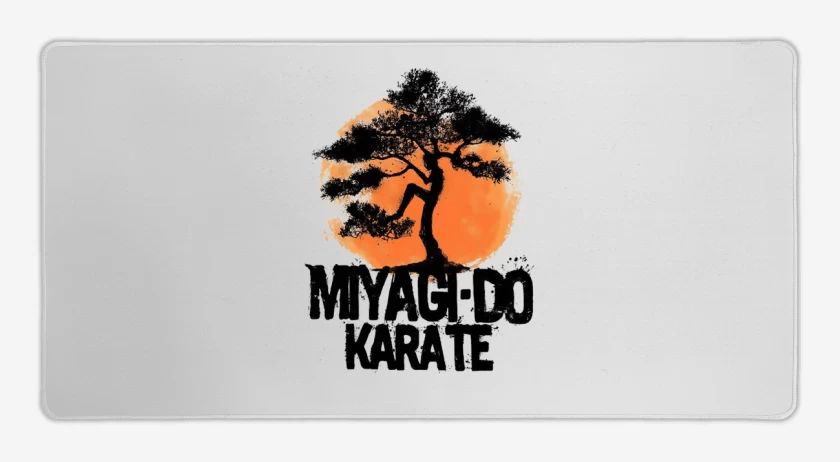 Mouse pad Gamer Blanco de MIYAGI DO KARATE 