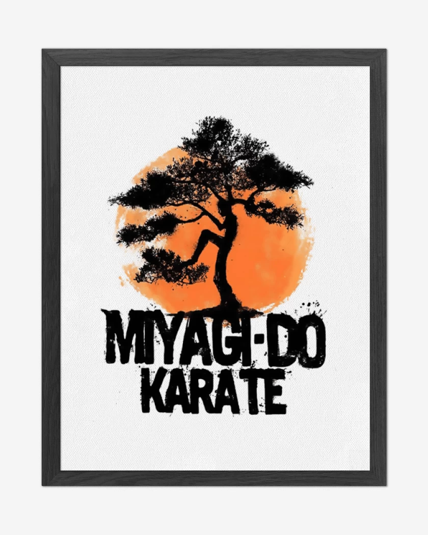 Cuadro decorativo Blanco de MIYAGI DO KARATE 