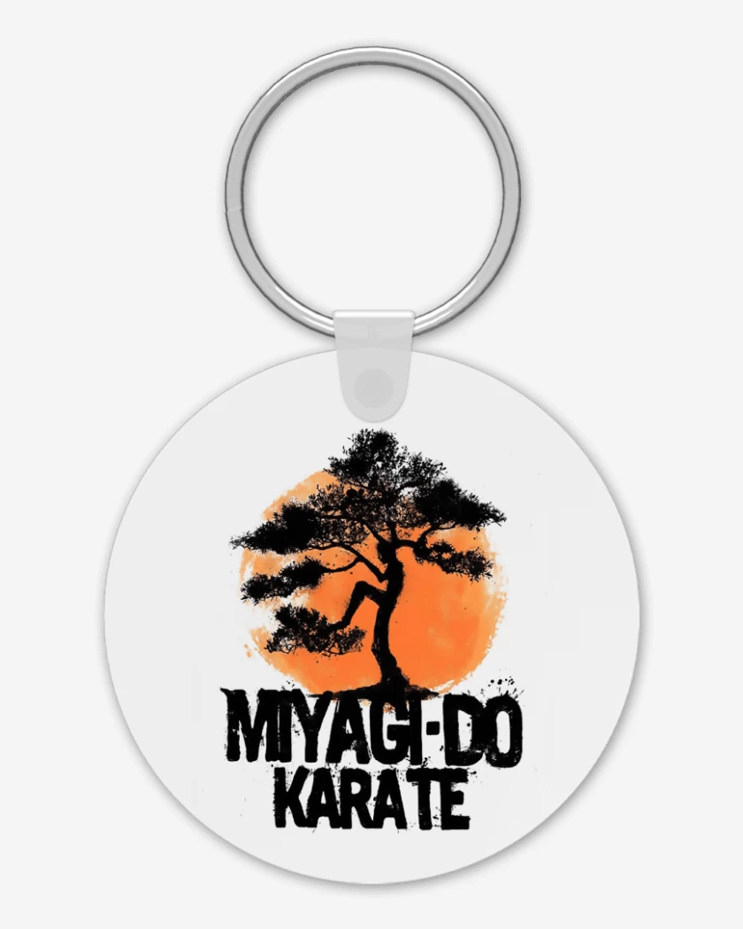 Llavero Blanco de MIYAGI DO KARATE 