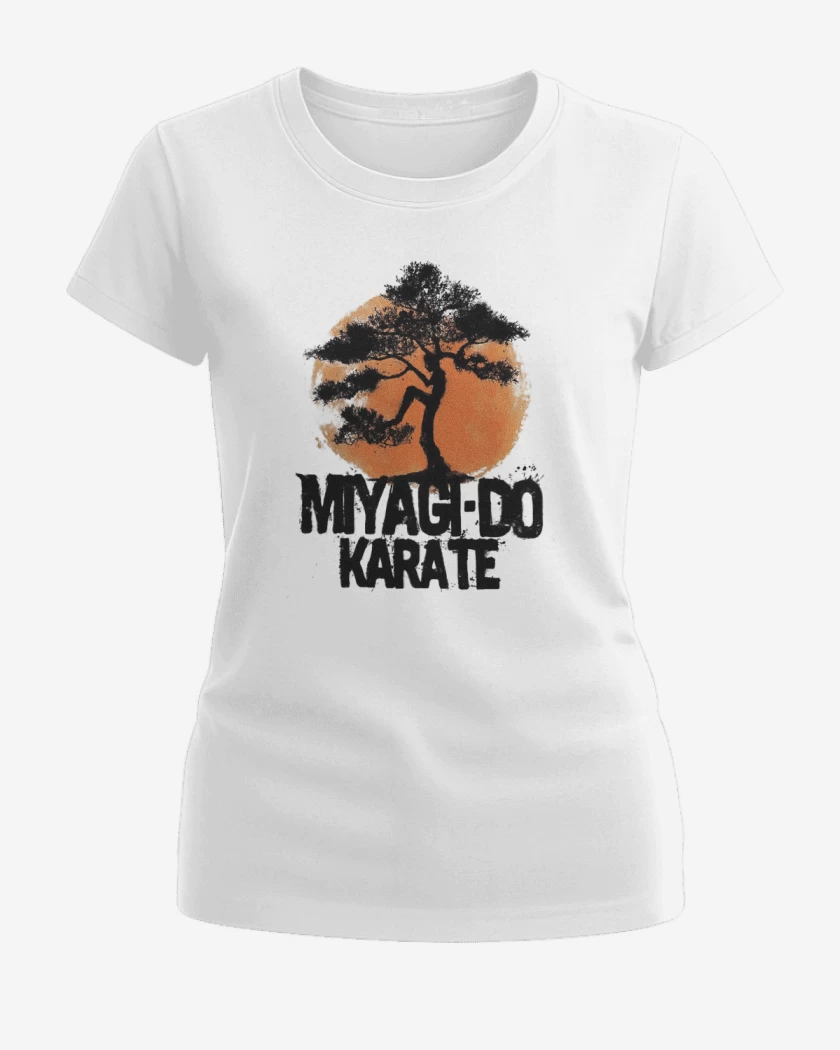 Polera de Mujer Blanco de MIYAGI DO KARATE 