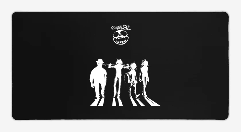 Mouse pad Gamer Gorillaz naranja mecanica