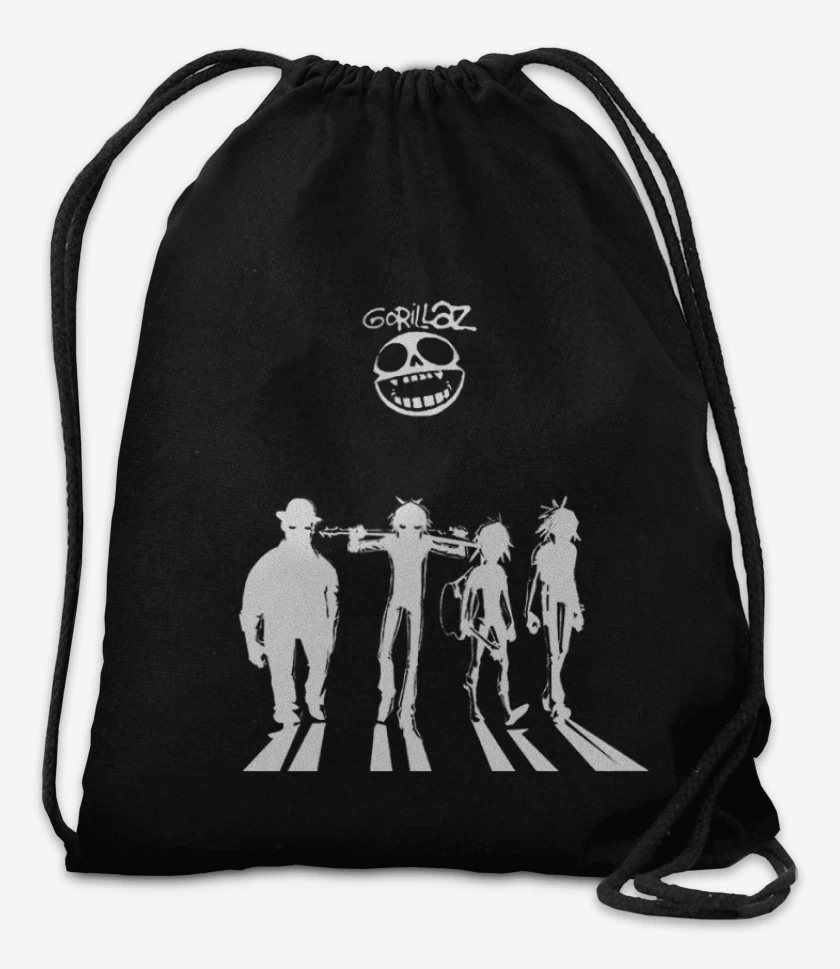 Mochila Gorillaz naranja mecanica