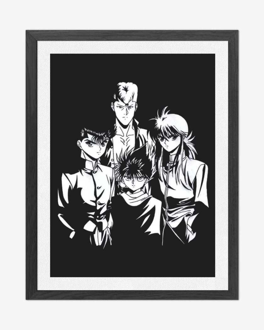 Cuadro decorativo Negro de yuyu hakusho