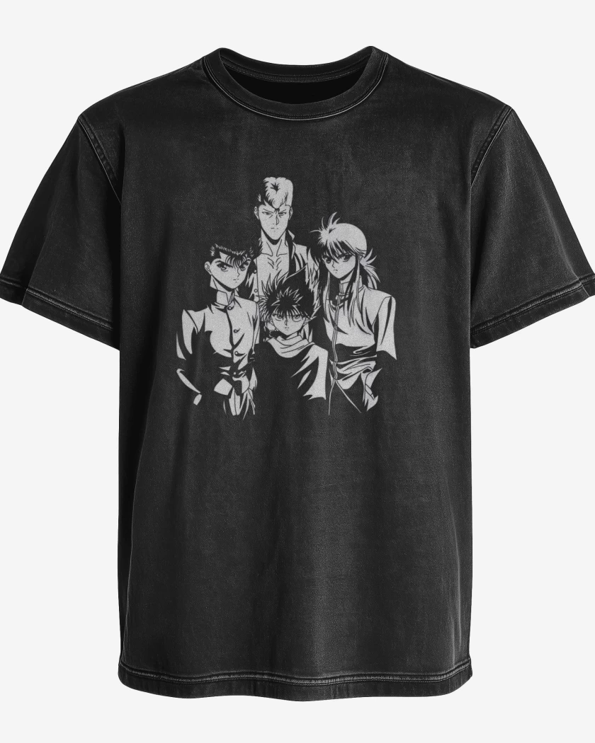 Polera desgastada yuyu hakusho