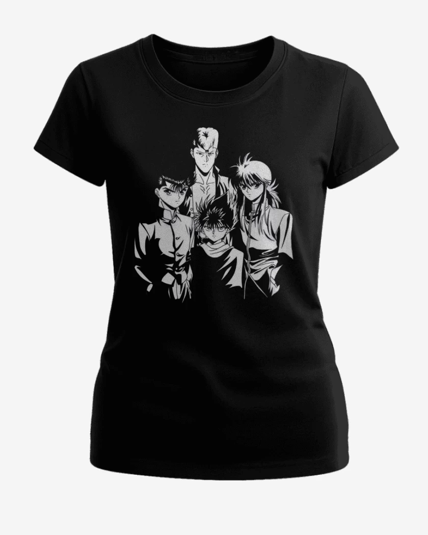 Polera de Mujer Negro de yuyu hakusho