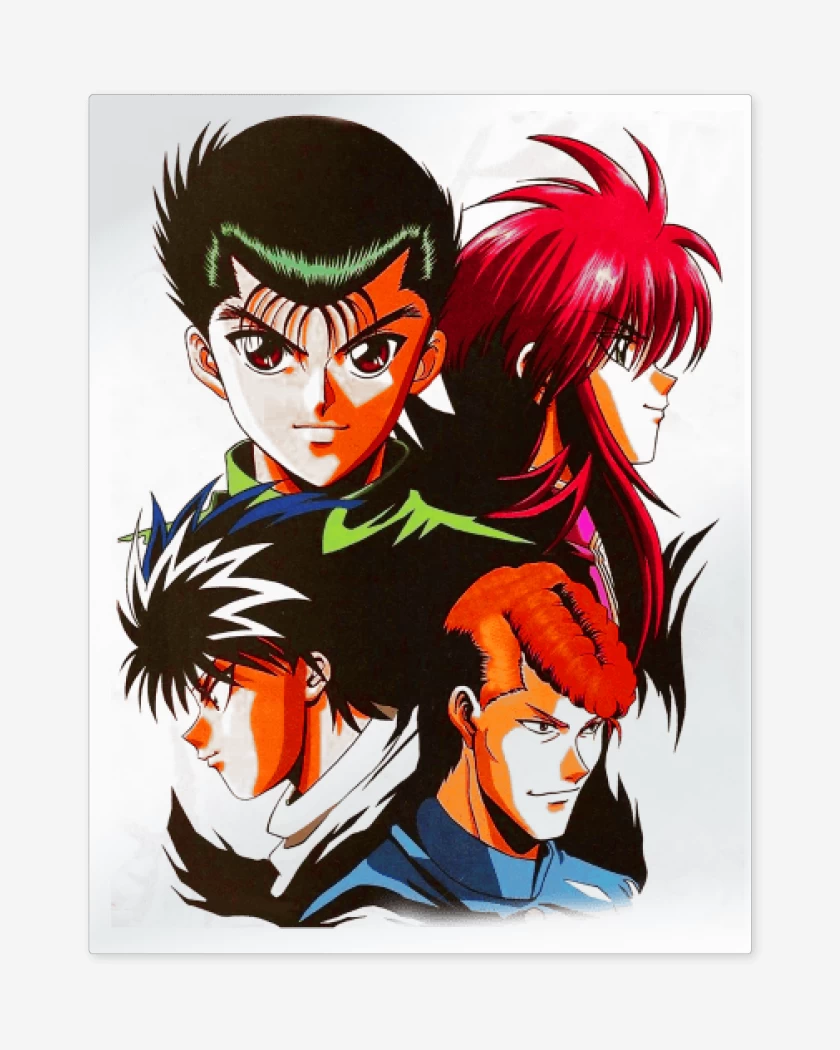 Print metalico Blanco de Yuyu hakusho 2