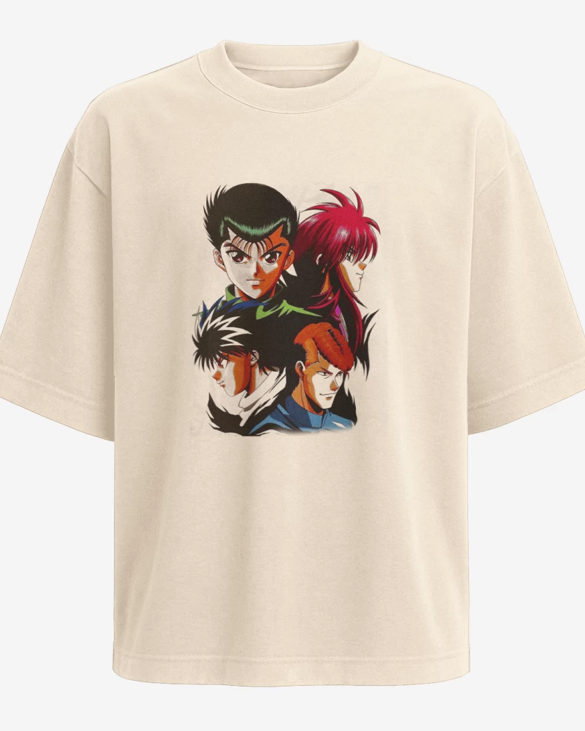 Polera Oversize Beige de Yuyu hakusho 2