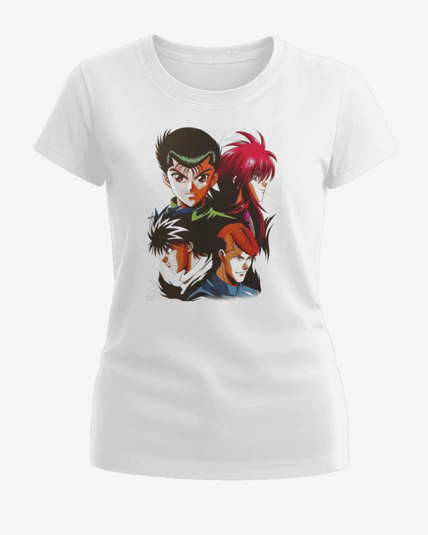 Polera de Mujer Blanco de Yuyu hakusho 2