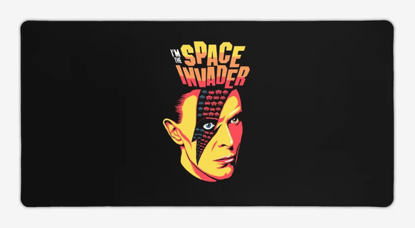 Mouse pad Gamer Bowie Space Invader