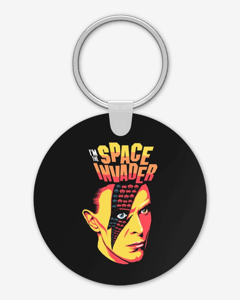 Llavero Bowie Space Invader