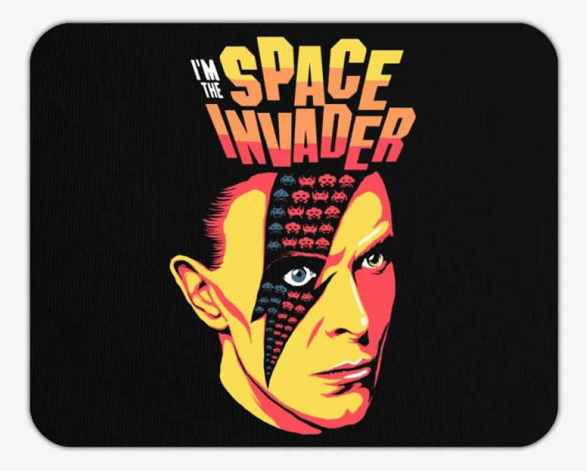 Mousepad Bowie Space Invader