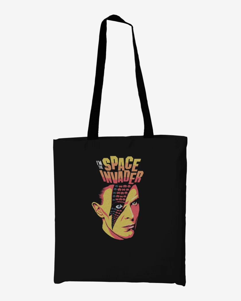 Totebag Bowie Space Invader