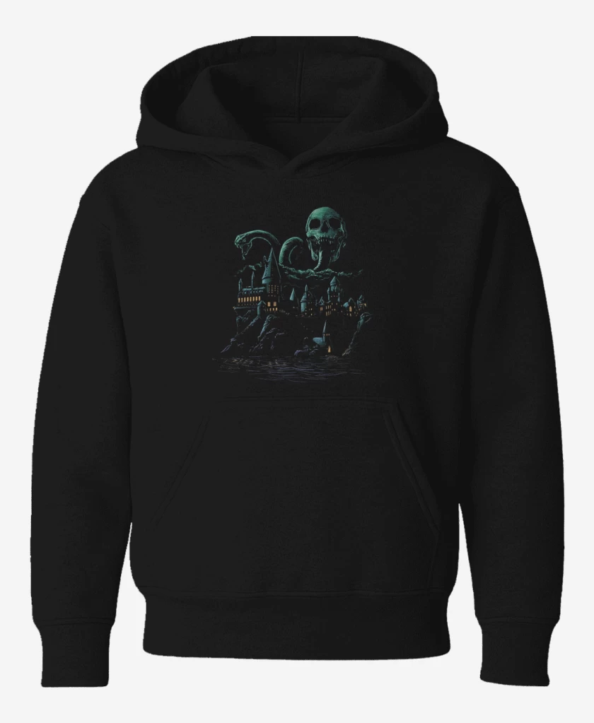 Poleron de niño Negro de Hogtwars Slythering