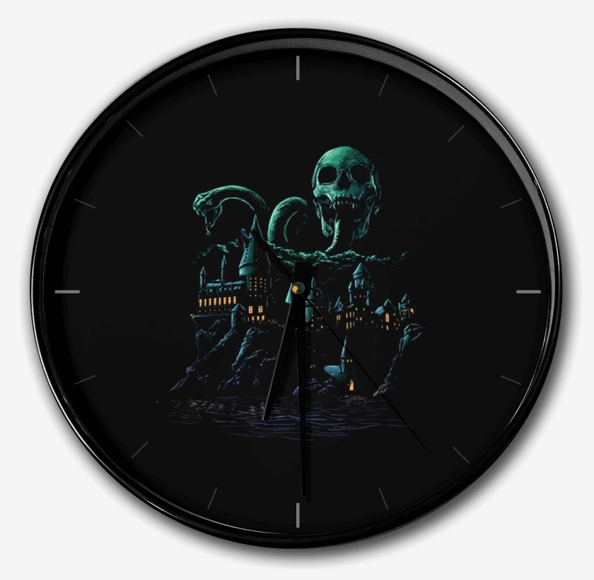 Reloj Negro de Hogtwars Slythering