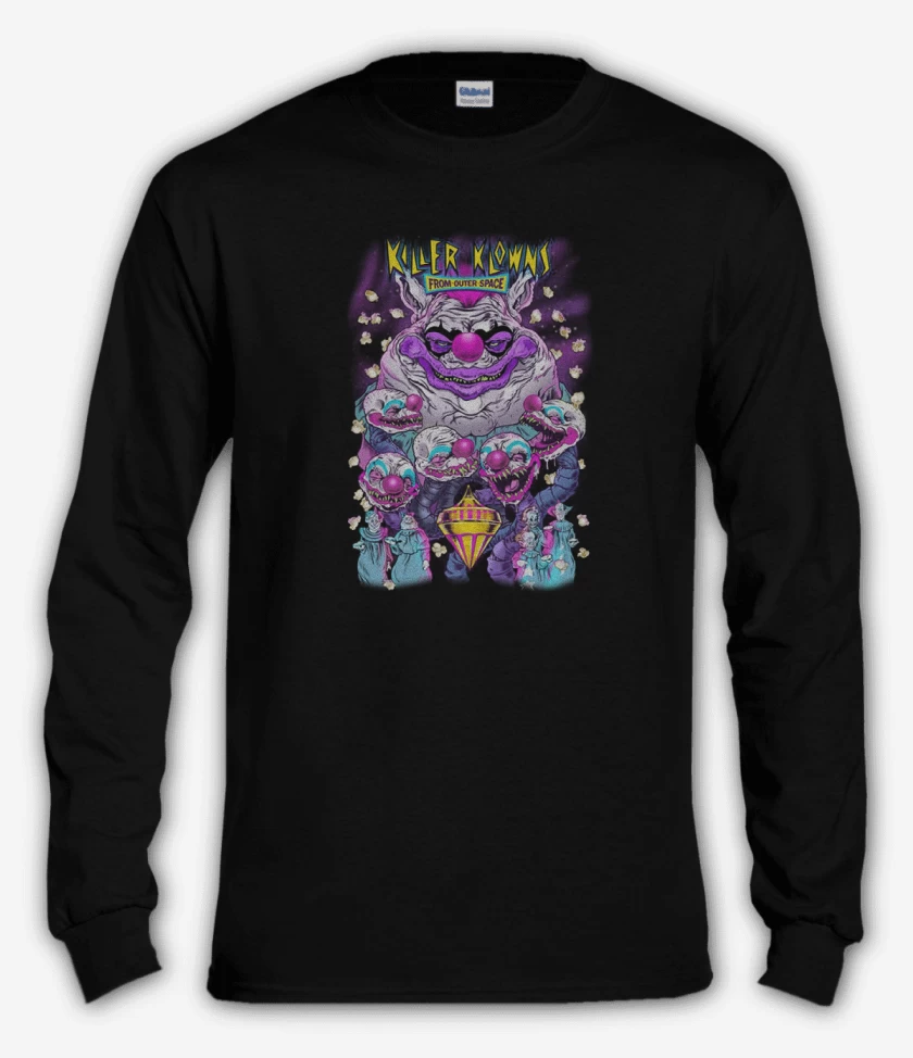 Polera manga larga Negro de Killers Clowns