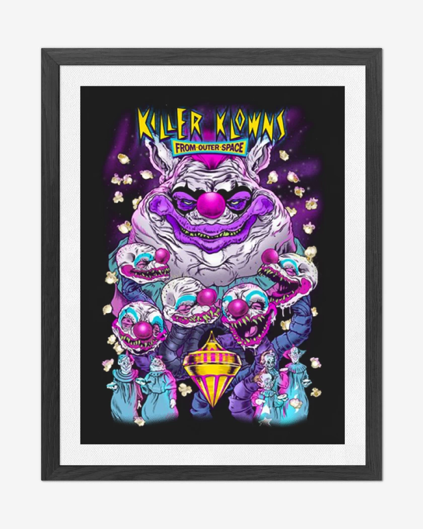 Cuadro decorativo Negro de Killers Clowns