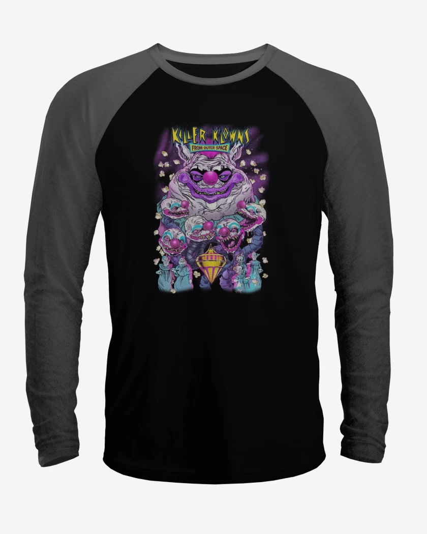 Polera Raglan Killers Clowns