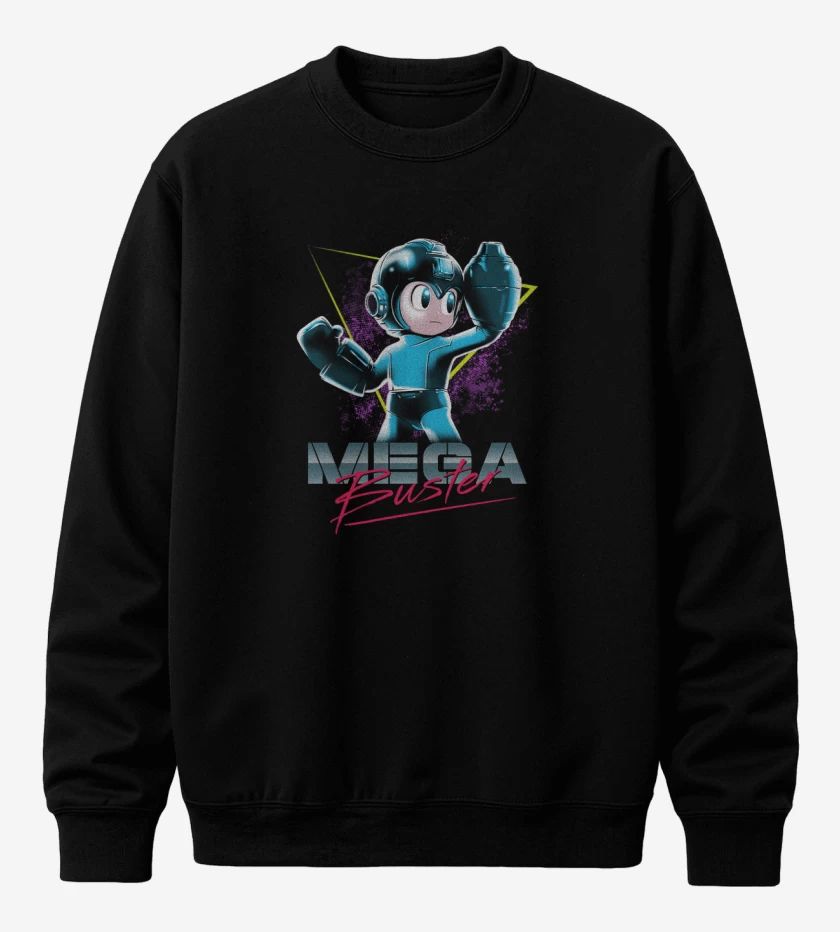 Poleron polo Negro de Megaman X 