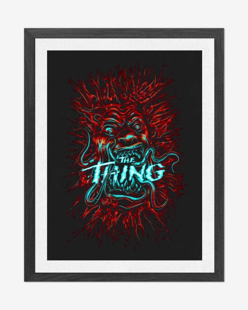 Cuadro decorativo Negro de The thing