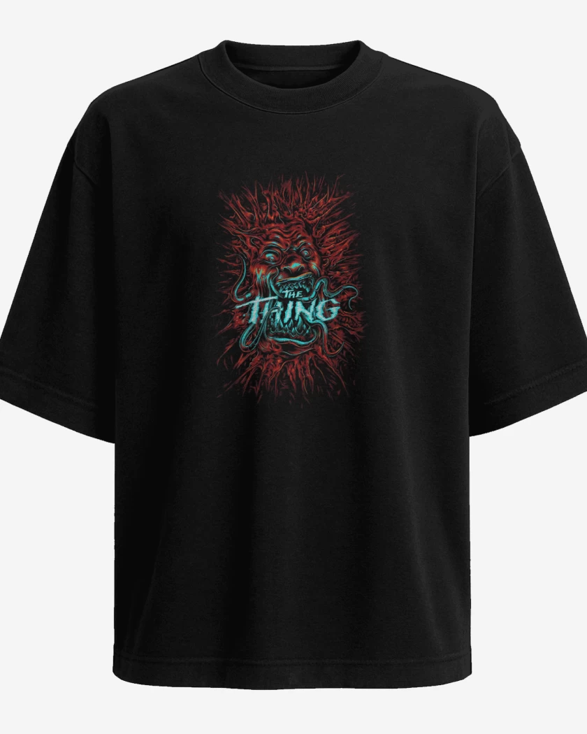 Polera Oversize Negro de The thing