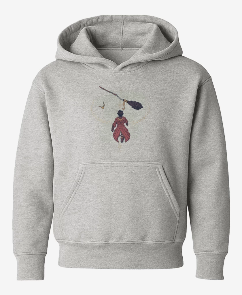 Poleron de niño Gris Melange de Harry Potter Quidditch