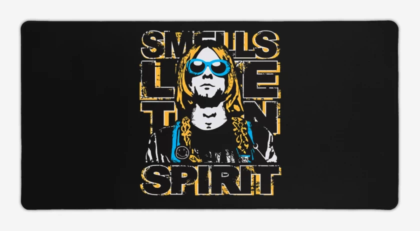 Mouse pad Gamer Negro de Nirvana Kurtco