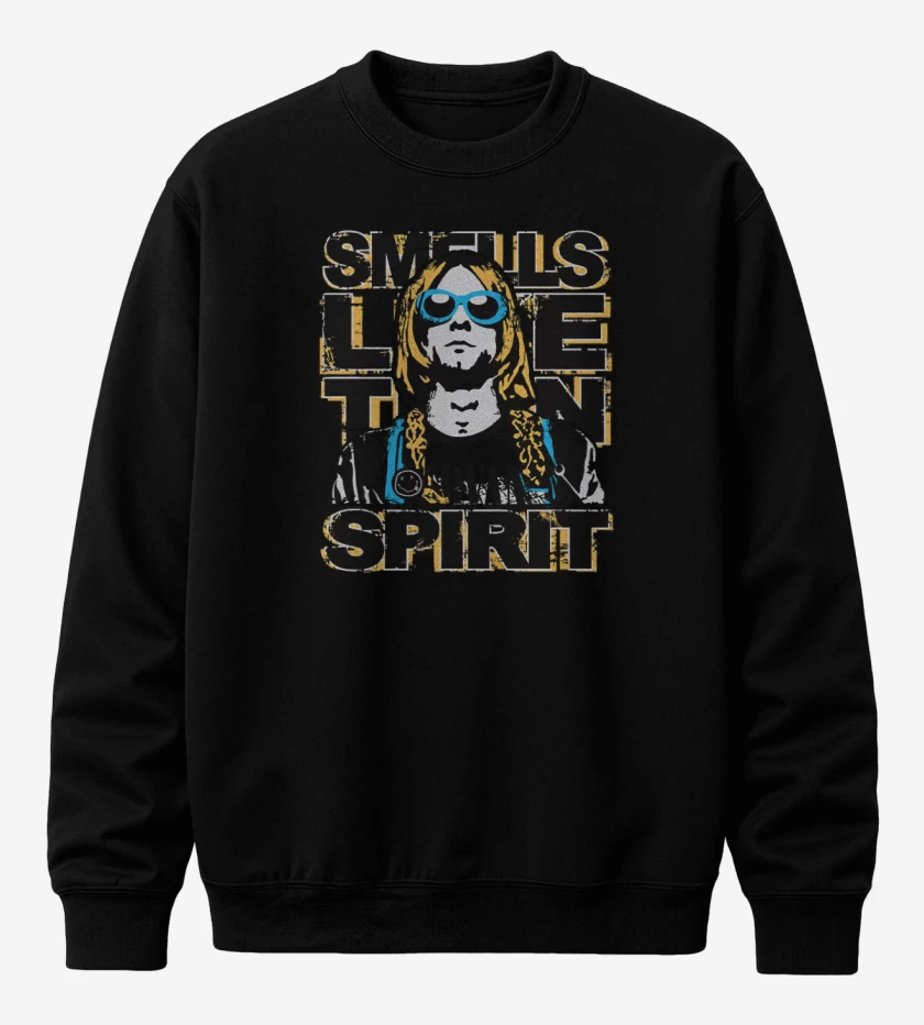 Poleron polo Negro de Nirvana Kurtco