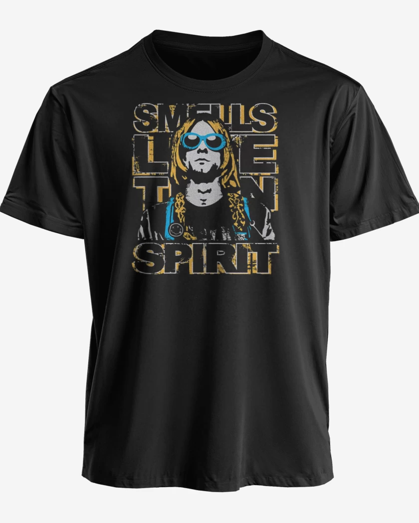 Polera premium Negro de Nirvana Kurtco