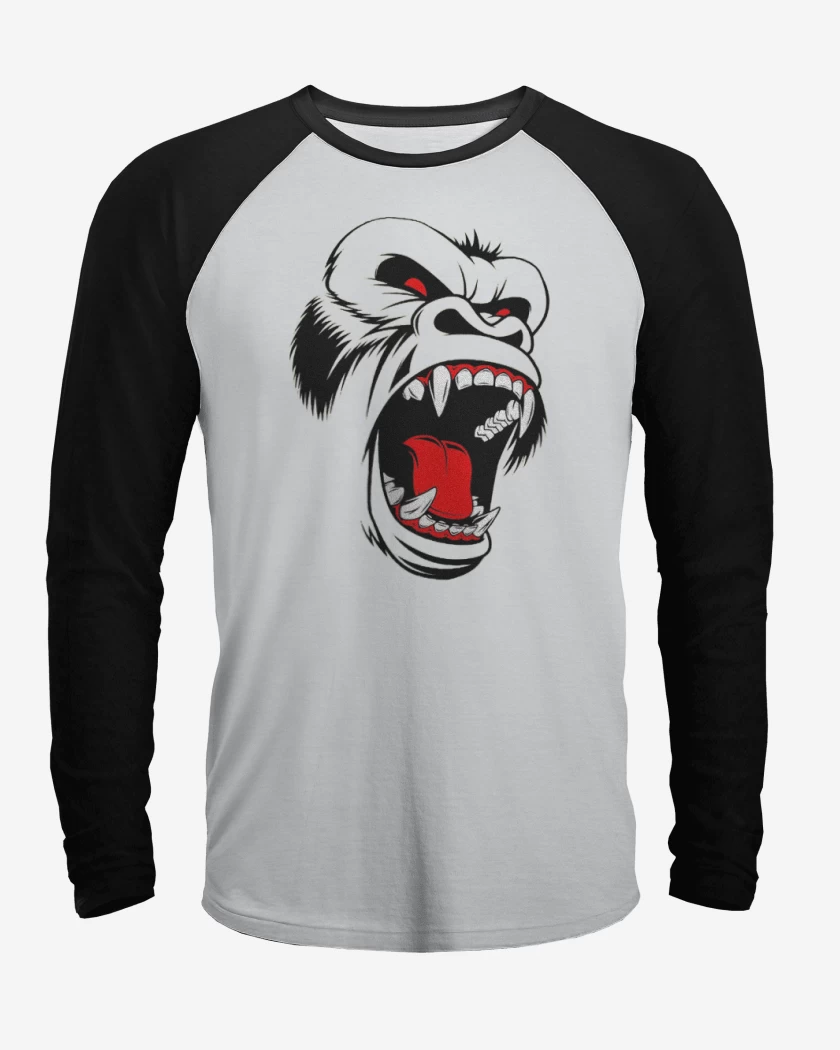 Polera Raglan Gorila rabioso