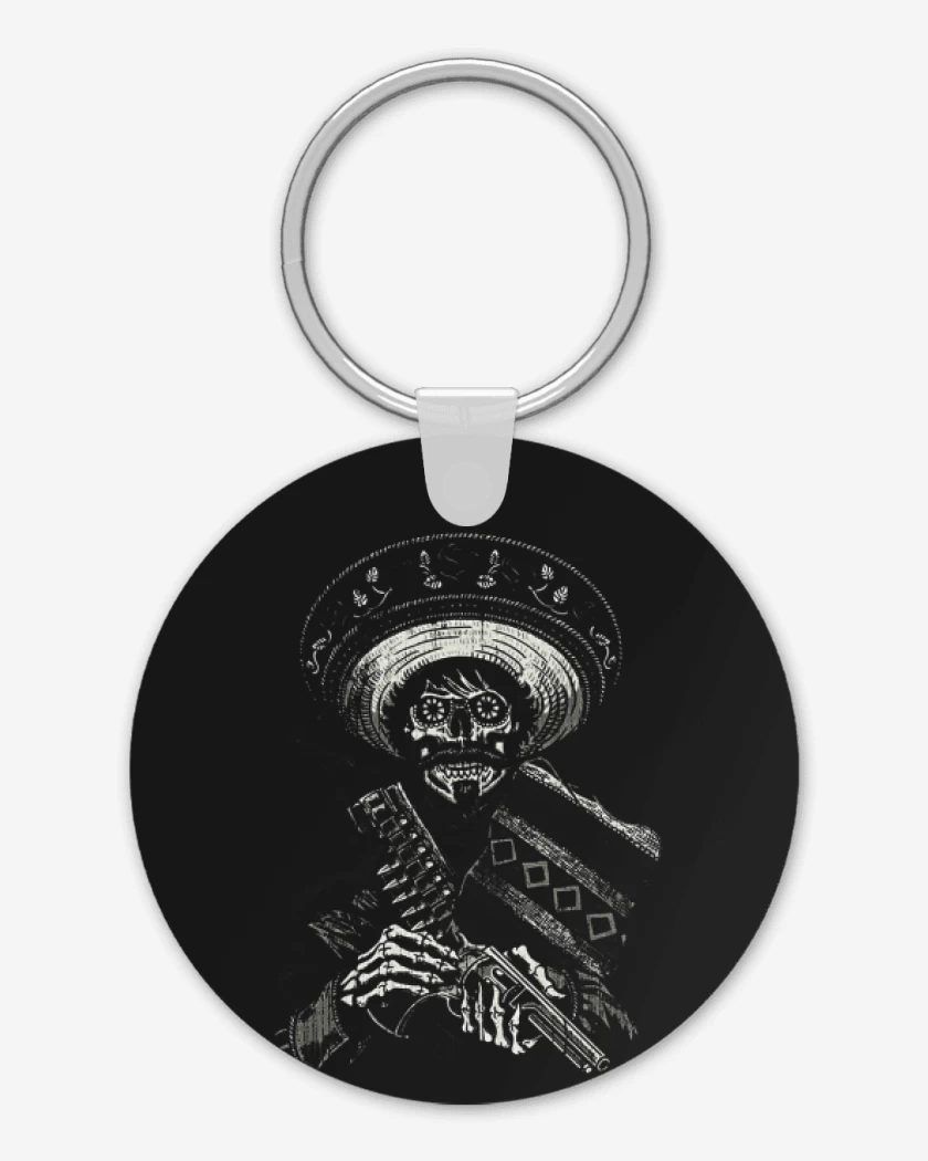 Llavero Negro de Skull bandido