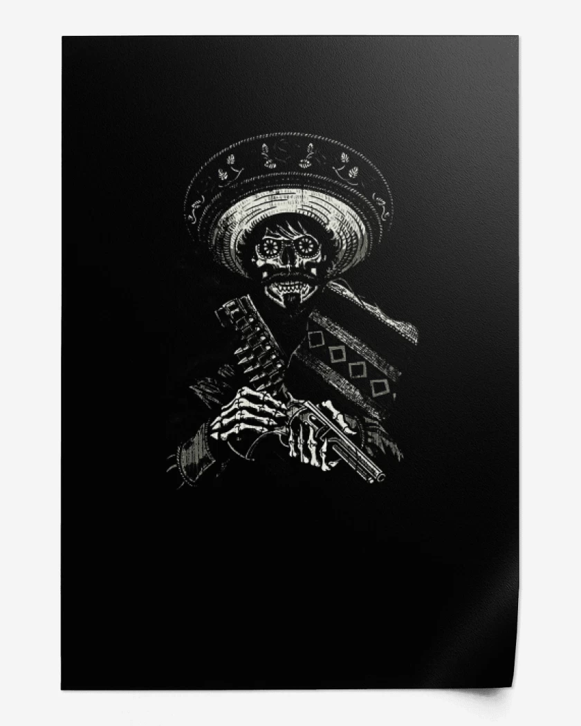 Print Skull bandido