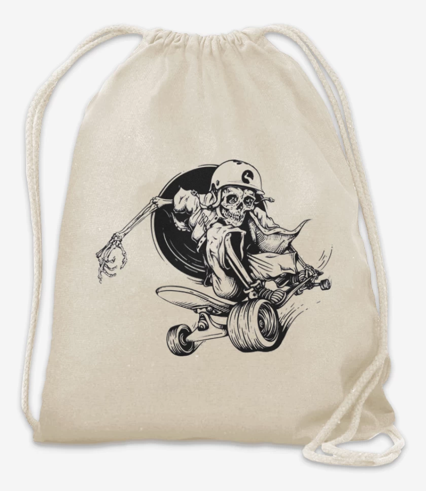 Mochila Blanco de Skater skull
