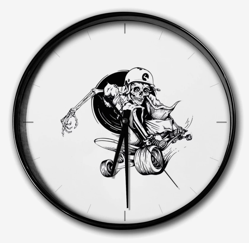 Reloj Blanco de Skater skull