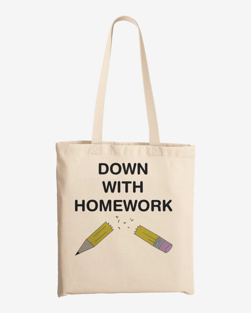 Totebag Abajo la tarea