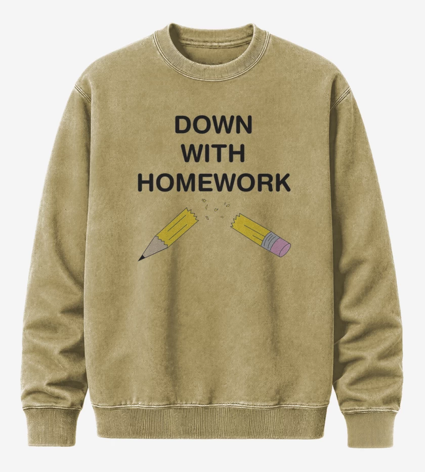 Poleron Polo Acid Wash Beige de Abajo la tarea