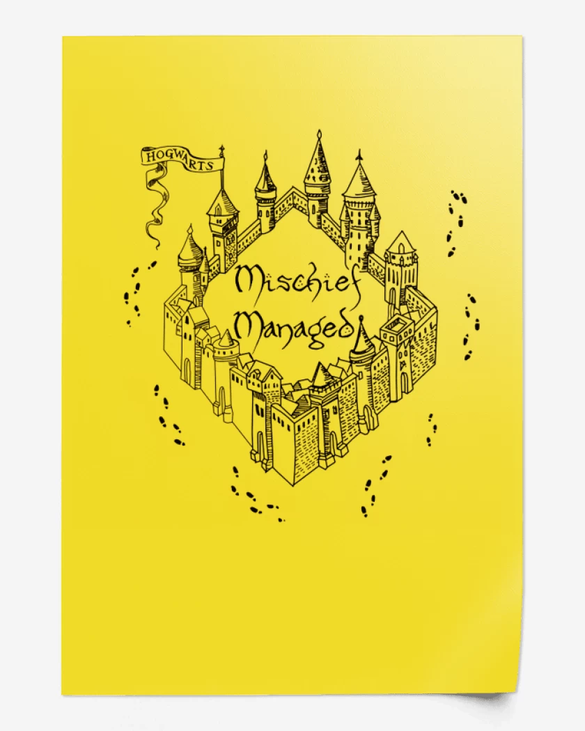 Print Harry Potter Mapa del merodeador