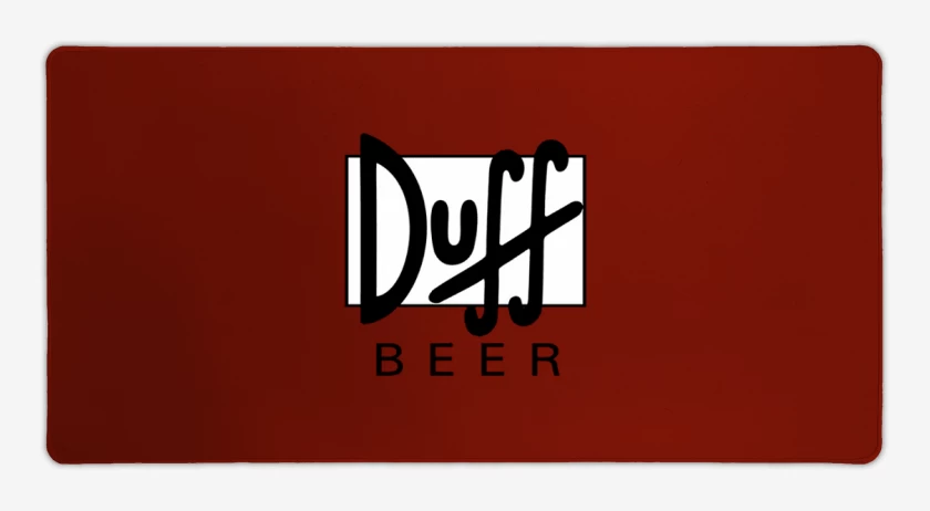 Mouse pad Gamer Rojo de Duff