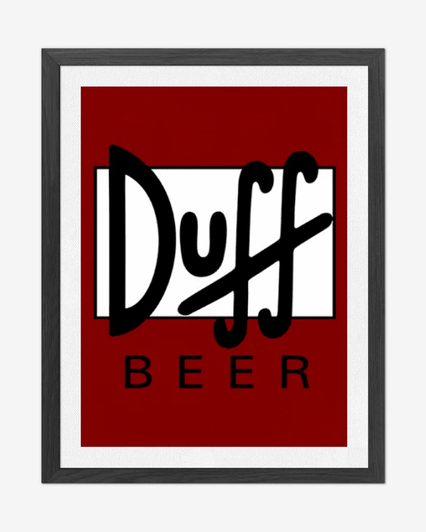 Cuadro decorativo Rojo de Duff