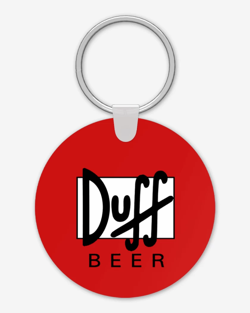 Llavero Rojo de Duff