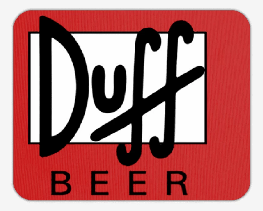 Mousepad Rojo de Duff