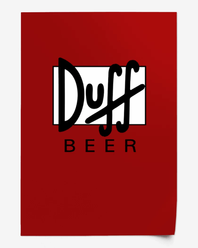 Print Rojo de Duff