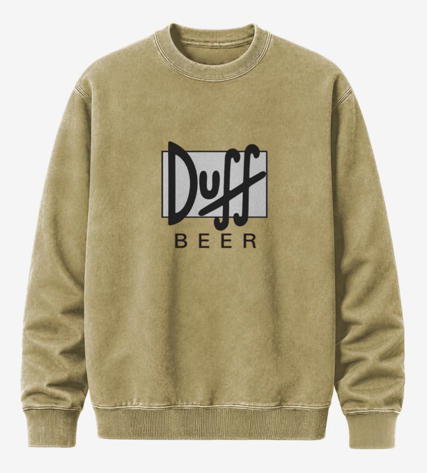 Poleron Polo Acid Wash Beige de Duff