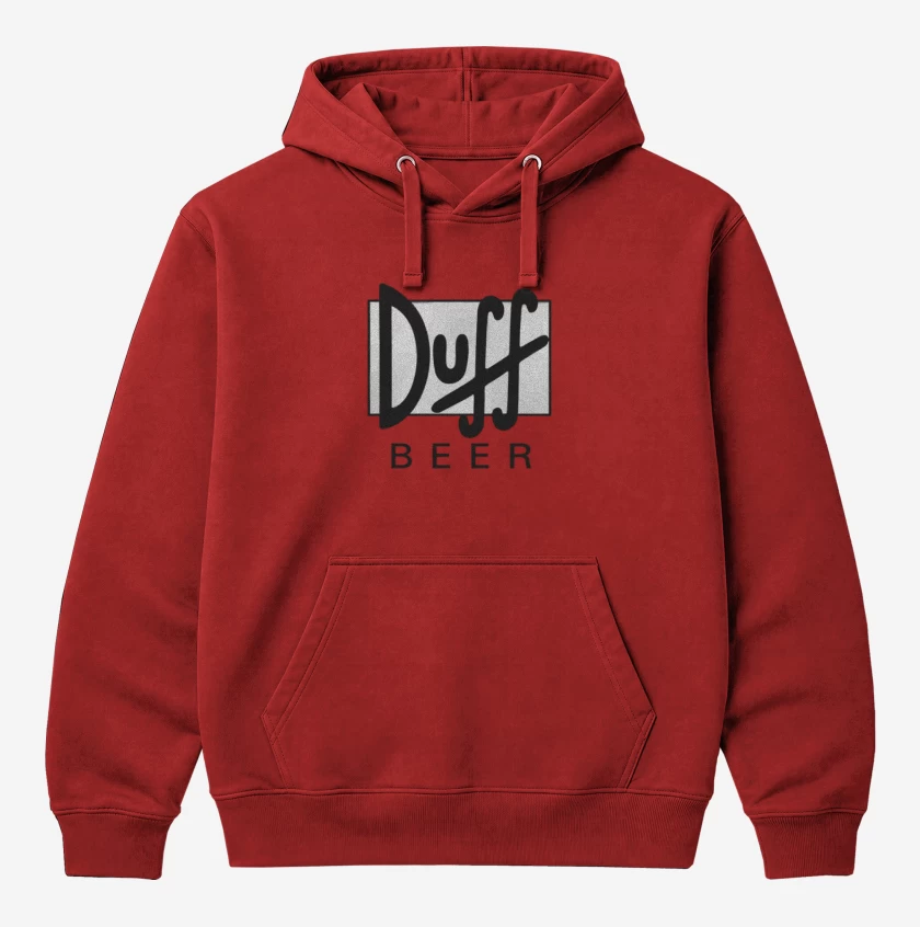 Polerón Canguro Rojo de Duff